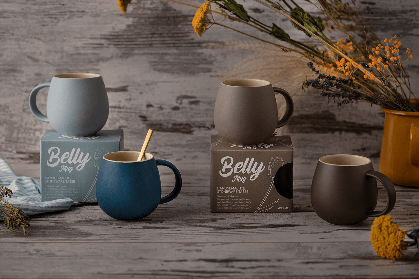 Sallys Belly Mug - handgemachte Stoneware Tasse