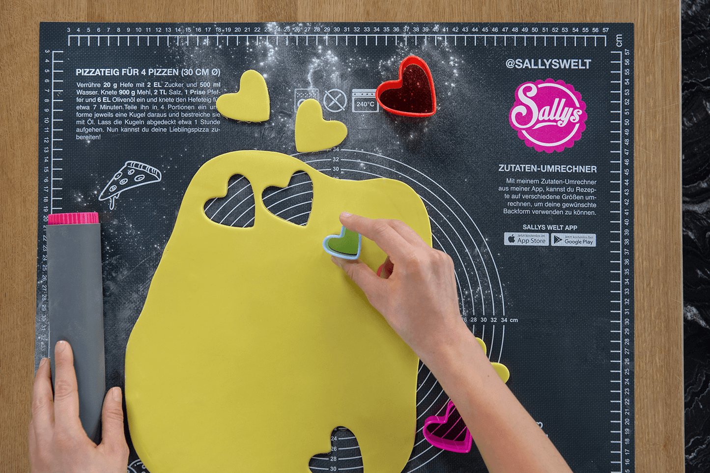 Sallys Silikon Backmatte / Gewebematte
