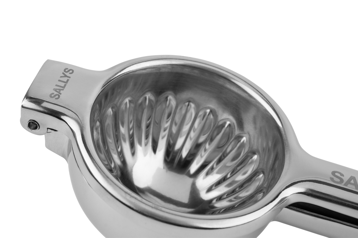 Sallys Edelstahl Zitruspresse all-in-one Presse