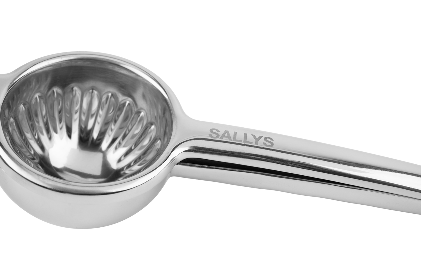 Sallys Edelstahl Zitruspresse all-in-one Presse